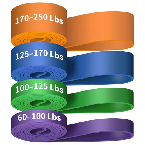 Resistance Band, Pull Up Bands, Pull Up Assistance Bands, Workout Bands, Exercise Bands, Resistance Bands Set for Legs, Working Out, Muscle Training, Physical Therapy, Shape Body, Men Women - color: 1.3-2.5in