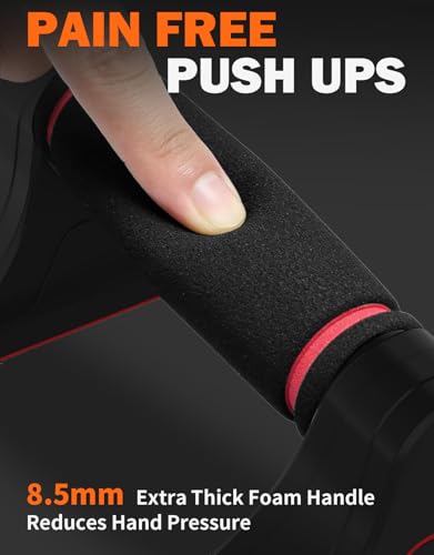 Push Up Bars, Non Slip Push Up Handles, Push Up Stand for Home Gym, Strength Training Pushup Stands Workout Equipment for Men and Women