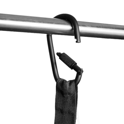Gymreapers Hanging Ab Straps for Pull-Up Bar - Hang Bar Assist Strap & Strength Workout Equipment, Padded Adjustable Arm Supports with 2 Steel Carabiners for Leg Raises, Abdominal & Core Training