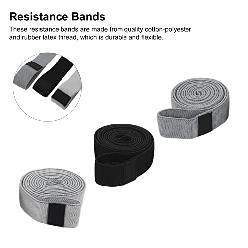Bands Set, Workout Bands for Women and Men, Non Slip Leg with STO, 3 s Exercise for Hip Ts Legs Abs and Butt Workout
