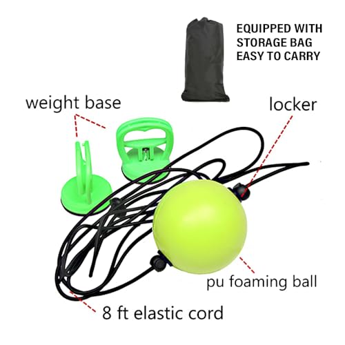 MMA Boxing Reflex Ball - Boxing Equipment Fight Speed, Boxing Gear Punching Ball Great for Reaction Speed and Hand Eye Coordination Training Reflex Bag Alternative