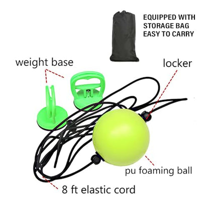 MMA Boxing Reflex Ball - Boxing Equipment Fight Speed, Boxing Gear Punching Ball Great for Reaction Speed and Hand Eye Coordination Training Reflex Bag Alternative