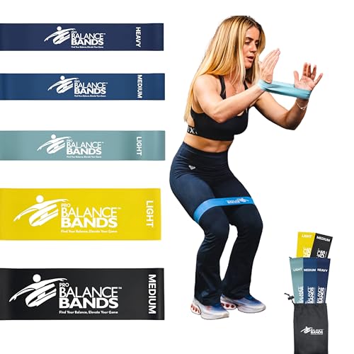 Resistance Bands – Exercise & Loop Stretch Bands for Working Out, Physical Therapy & Home Gym – 100% Natural Latex, Free Workout Videos Endorsed Co Owned By 2024 Gold Medalist