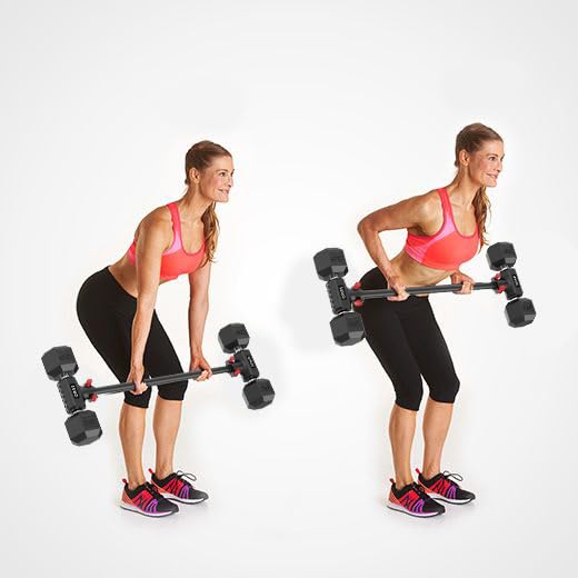Dumbbell Converter - Turn Dumbbells into Barbell Set, Up to 220LB Capacity