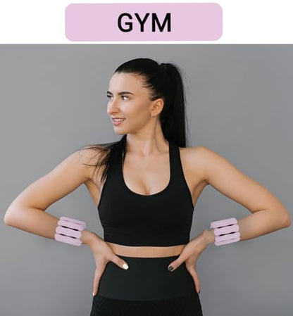 Ankle Weights Wrist Weight for Women Men, Set of 2, 1 lb/2 lb Each - color: Purple, size: 1lb each weight (2lbs Pair)