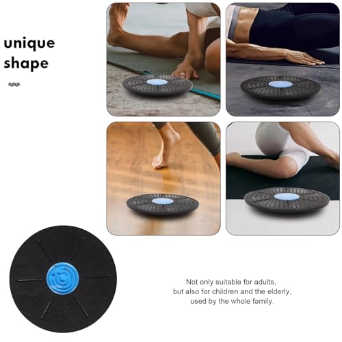 Mikikit Wobble Balance Board Step Platform for Balance Training and Yoga Exercise, Blue Maze Design, Non-slip Surface for Home Gym Workout and Core Stability