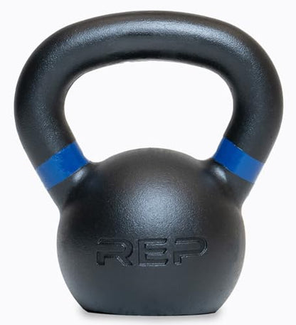 REP Fitness Single Kettlebells Weight Range, Cast Iron, Strength Training, Power Workout Equipment, Home Gym, Free Weights, Dumbbell Alternative, Exercise, Men, Women