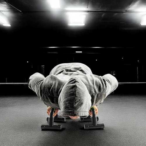 La-VIE 3B-3043 Push Up Bar with 2 Levels Angle Adjustment, Set of 2, Push-ups, Inclination