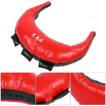 Vbestlife Strength Power Bag, Support 5-25kg Filling Fitness Practice Boxing Punching Sand Bag Empty Sandbag