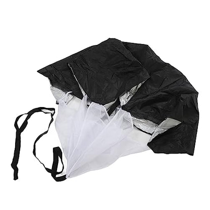 Running Speed Training Parachute, Parachute for Sprinting, Football Soccer Speed Chute with Belt, 150x150cm Lightweight Polyester Pongee for Track and Field Athletes