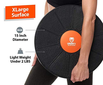 Standing Desk Balance Board – Balancing Board for Under Desk- Exercise Balance Stability Trainer, Helps Increase Strength and Flexibility, Full Body Exercise - Office Wobble Boards – 15 Inch