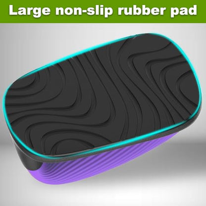 Push Up Bars, Ergonomic Pushup Handles for Home Gym Training - color: A: Blue Purple