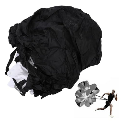 Running Parachute, Dynamic Wind Drag Resistance 15-30lbs with Waist Belt, Speed Training Equipment for Athletes Runners Soccer Players Muscle Strength and Agility Drills
