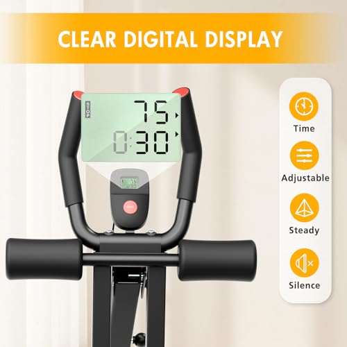 Dual Track Fitness Ab Machine Ab Cruncher, Adjustable Height Waist Trainer, Foldable Home Gym Equipment with 4 Adjustable Resistance Levels and Resistance Bands - size: Single Track