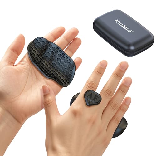 2nd Gen Enlarged Anti-Slip Workout Grips - Ergonomic Hand Protector Gloves for Weight Lifting, Pull-Ups, Gym Training and Exercise, for Men and Women - color: Black
