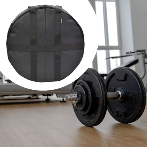 kowaku Weight Plate Holding Backpack Barbell Plate Storage Bag with Adjustable Shoulder Straps for Running Sports Exercise Home Gym, 46cmx16cm - size: 46cmx16cm