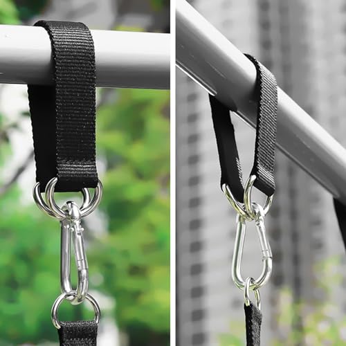 Fitness Pulley Cable Attachments, Tricep Extension Strap Cable Attachments Straps Cable Pulley System Accessories Home Gym Fitness Strap for Greater Range of Motion (Straps)
