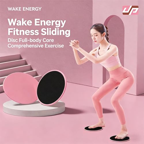 2-Pack Core Sliding Discs | Dual-Sided Workout Sliders for Carpet & Hardwood Floors, Fitness Exercise Pads for Home Gym