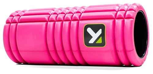 TRIGGERPOINT Performance Therapy Grid Foam Roller for Exercise, Deep Tissue Massage and Muscle Recovery, Original (13-Inch), Pink - color: Pink, size: 13 Inch