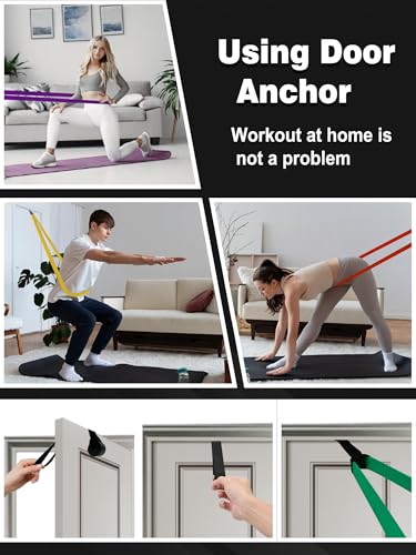 Resistance Bands Set with Handles, Exercise Bands for Working Out