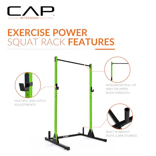 CAP Barbell Power Racks and Attachments - style: FM-905Q Green