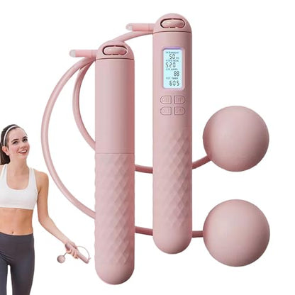Skipping Rope With Counter Gra vity Ball Without Rope,Gra vity Ball Jump Rope,Gra vity Ball Skipping, Relativelk Jump Rope For Adults,Weighted Jump Rope With Counter,Smart Anti-Slip Training Equipment