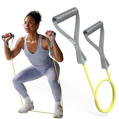EQYP Power Tube Resistance Bands with Handles – Exercise Bands for Home Workouts - size: 20lb