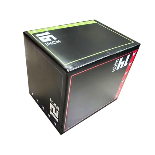 Jumping Box 30x35x40cm (12x14x16 inch) for Strength Training, Multifunctional PVC Exercise Equipment for Gym & Home Workout