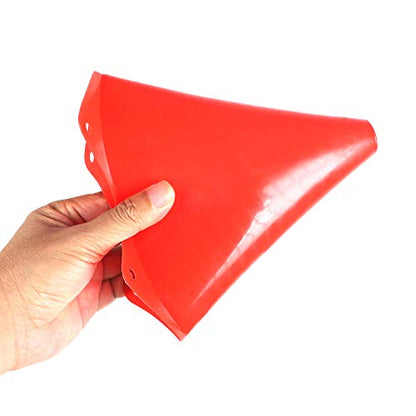 30 Packs 9 Inch Sports Training Cones, Traffic Cones with Rounded Edges for Safety, Soccer, Football, Basketball Coaching, Agility, Drill Training, Field Marker Cones,Red