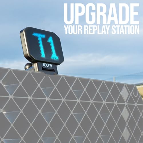 RXTR Reaction Training Light - Smart Soccer Training Device with Real-Time Scoring, Built-in Drills, Compatible with QUICKPLAY Rebounder Boards, No App Required