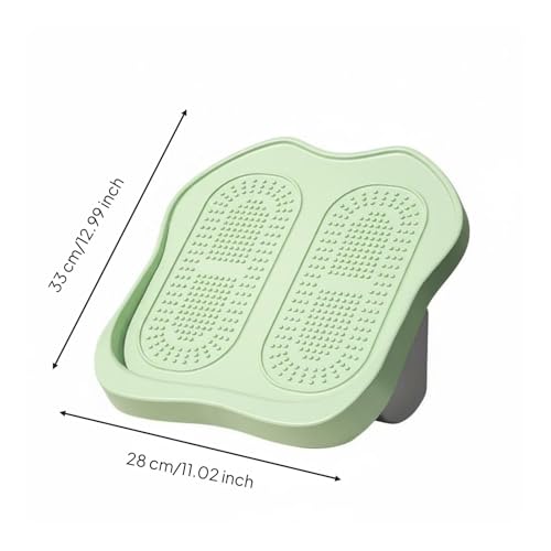Adjustable Stretching Board Foldable Design Folding Slant Board 9 Angle Adjustment Calf Stretch Wedge for Home Workout, Array, Green - color: Green