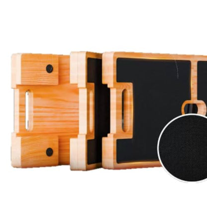 Wooden Stretching Board Portable Incline Board Non-Slip Surface Fitness Equipment for Home Workout