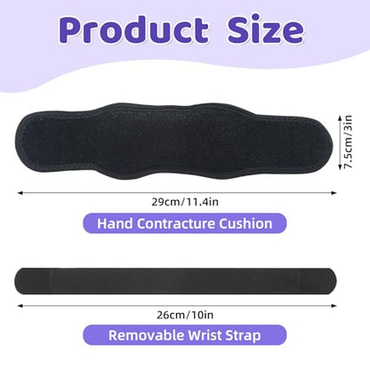 4 Pcs Palm Protector for Hand Contracture Palm Grip Finger Contracture Cushion for Rehabilitation Stroke Hemiplegic Arthritis Skin Breakdown Hand Grip Strengthener Prevention Pad