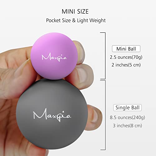 2" Mini Massage Ball, 5 Speeds Vibrating Massage Roller Ball for Palm, Hand, Foot, Leg, Neck, Back, Trigger Point Muscle Therapy Ball for Myofascial Release, Plantar Fasciitis Relief, Blue - color: Blue