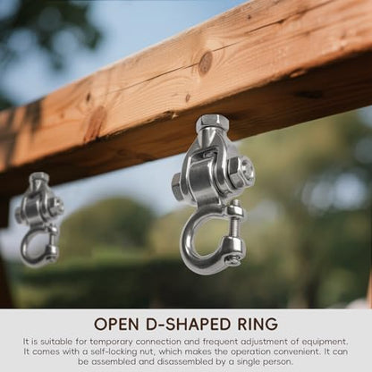 Heavy Duty Swing Hangers for Wooden Sets - size: 6 inch Style 2