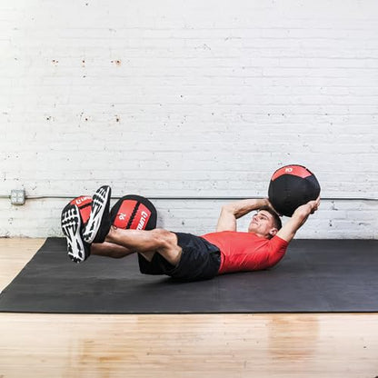 Lifeline Wall Ball Weighted Medicine Ball Core Strength with Sewn Exterior - Coordination, Stability, Cardio, Plyometrics, Crossfit