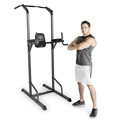 Marcy Multi-Functional Power Tower Home Gym for Strength Trainings - color: VKR Home Gym - Black