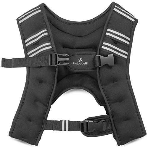 ProsourceFit Exercise Weighted Training Vest - Black - size: 12 lb