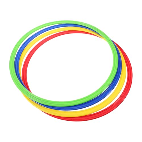 BESPORTBLE 4Pcs Soccer Agility Training Rings Portable Sensory Exercise Circles for Speed and Coordination Development Football Training