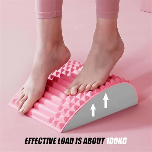 Acemend Back Stretcher, Acemend Refresh Back Stretcher for Sciatica, Back Stretcher for Lower Back Pain Relief (Pink) - color: Pink