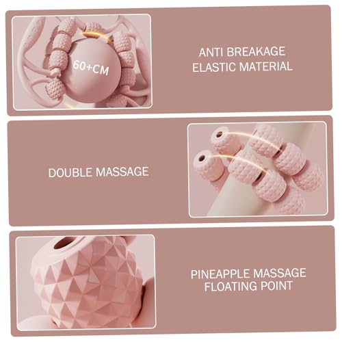 18-Wheel Leg Massage Roller - Adjustable Portable Muscle Relaxation Tool for Legs, Neck & Arms