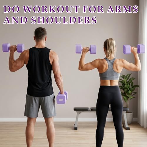 20LBS 40LBS 50LBS Dumbbells Adjustable Dumbbell Set of 2, Hand Weights for Women Men Free Weight Dumbbells Sets for Home Gym & Outdoor Exercise Workout Strength Training Equipments