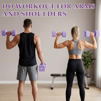 20LBS 40LBS 50LBS Dumbbells Adjustable Dumbbell Set of 2, Hand Weights for Women Men Free Weight Dumbbells Sets for Home Gym & Outdoor Exercise Workout Strength Training Equipments