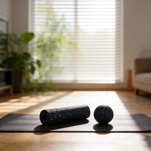 Mini Foam Roller Peanut Ball for Muscle Massage - for Trigger Point, Myofascial & Deep Tissue Massage. Ideal Pre/Post-Workout to Relax Tight Muscles, Relieve Soreness & Accelerate Recovery