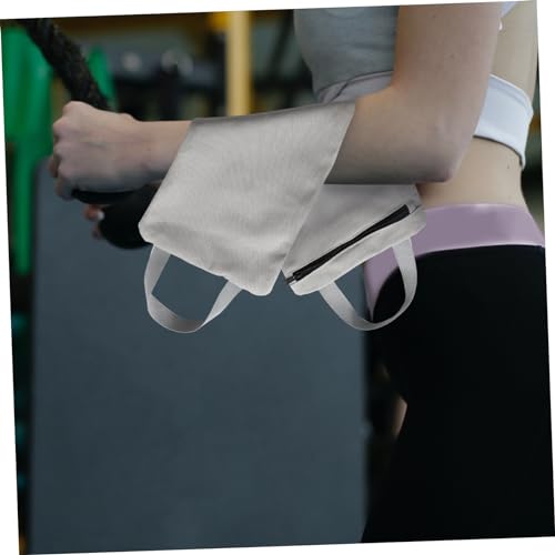 Garneck Canvas Weight Training Sandbag for Fitness and Yoga Adjustable Workout Sandbag with Handles 10kg Capacity Suitable for Strength Training and Rehabilitation