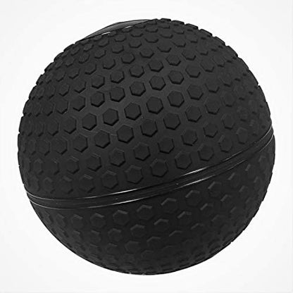 GYMENIST Weighted No Bounce Slam Ball Intensive Workout Training Gym Exercise Weight Balls Equipment - size: 20-LB, style: Black Classic