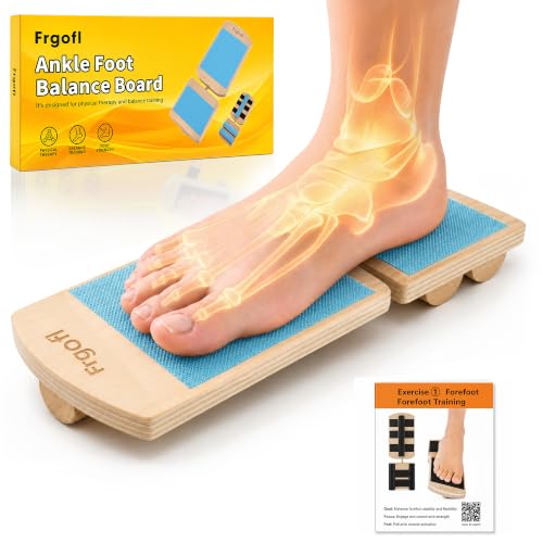 Adjustable Balance Board for Ankle Strengthening & Stability - color: Blue