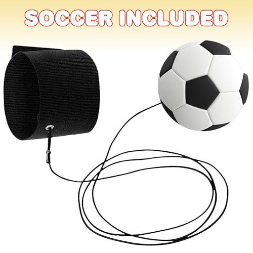 ArtCreativity 2.25 Inch Sports Wrist Balls - Set of 3 - Includes Basketball, Baseball, and Soccer Ball Wristband Toys - Durable Foam String Attached Rebound Balls - Party Favor, Gift Idea for Kids
