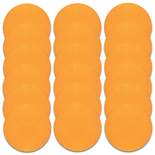 Poly Spot Markers 4inch/9 inch Non-Slip Rubber Agility Markers Flat Field Cones Floor Dots for Football, Soccer, Basketball Training Markers, School Activities, Exercise Drills, Social Distancing