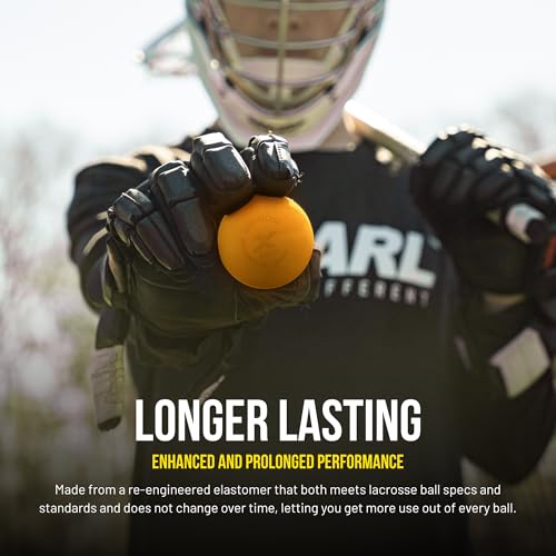 PEARL X Greaseless Lacrosse Balls by Guardian Innovations - Official Ball of NCAA Championships - Meets NOCSAE Standards and SEI/NCAA Certified